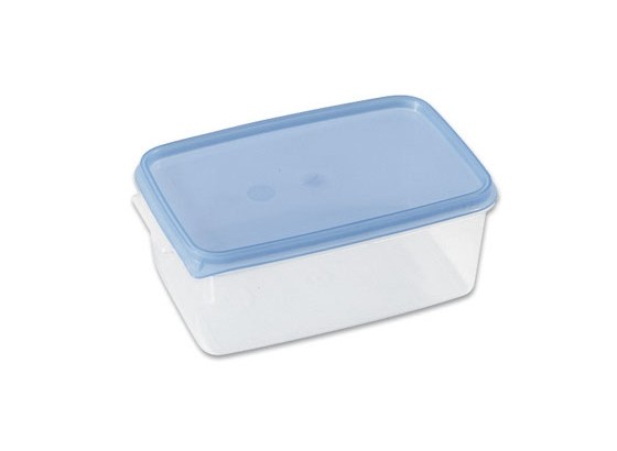 Frischhaltebox 0,5 Liter - Blau/Rot, KONVENTIONELL, Kunststoff (9.5/6.2/14cm) Frischhaltebox 0,5 Liter - Blau/Rot, KONVENTIONELL, Kunststoff (9.5/6.2/14cm)