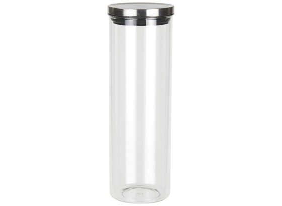 Frischhaltedose Catleen, Gr. XL - Klar/Edelstahlfarben, KONVENTIONELL, Glas/Metall (10,2/29,5cm) - LUCA BESSONI Frischhaltedose Catleen, Gr. XL - Klar/Edelstahlfarben, KONVENTIONELL, Glas/Metall (10,2/29,5cm) - LUCA BESSONI