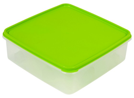 Frischhaltedose Magerit 5 Liter - Transparent/Grün, KONVENTIONELL, Kunststoff (28,3/9,5/28,3cm) - PLAST TEAM Frischhaltedose Magerit 5 Liter - Transparent/Grün, KONVENTIONELL, Kunststoff (28,3/9,5/28,3cm) - PLAST TEAM