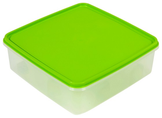 Frischhaltedose Magerit 8 Liter - Transparent/Grün, KONVENTIONELL, Kunststoff (28,5/14,1/28,5cm) - PLAST TEAM Frischhaltedose Magerit 8 Liter - Transparent/Grün, KONVENTIONELL, Kunststoff (28,5/14,1/28,5cm) - PLAST TEAM