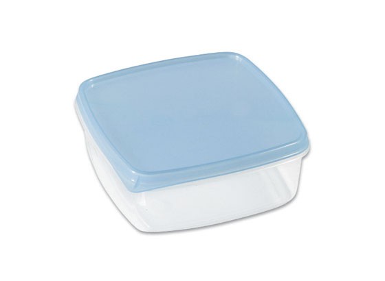 Frissentartó Doboz 0,3 Liter - tiszta/kék, konvencionális, műanyag (11/4,4/11cm) Frissentartó Doboz 0,3 Liter - tiszta/kék, konvencionális, műanyag (11/4,4/11cm)