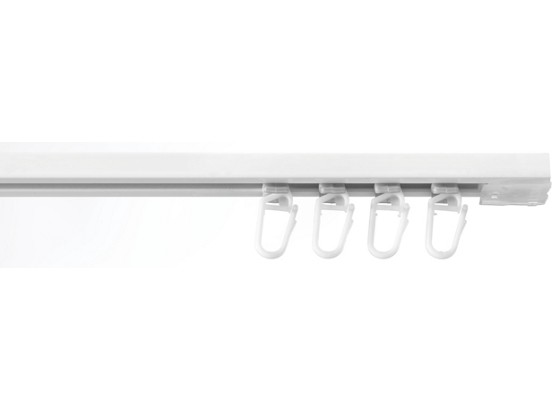 Függönysín Fehér/alu - fehér, konvencionális, műanyag/fém (200cm) Függönysín Fehér/alu - fehér, konvencionális, műanyag/fém (200cm)