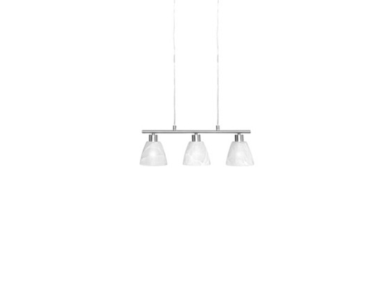 Függőlámpa Renate - nikkel színű, konvencionális, üveg/fém (53cm) - OMBRA Függőlámpa Renate - nikkel színű, konvencionális, üveg/fém (53cm) - OMBRA