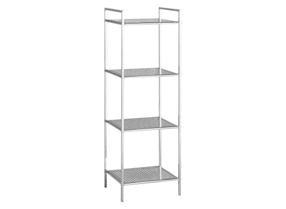 Fürdőszoba Polc Unicon - krómszínű, modern, fém (38/112/30cm) Fürdőszoba Polc Unicon - krómszínű, modern, fém (38/112/30cm)