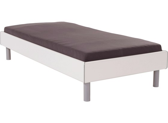 Futónová Posteľ Belia - biela, Konvenčný, drevo (97/200cm) Futónová Posteľ Belia - biela, Konvenčný, drevo (97/200cm)