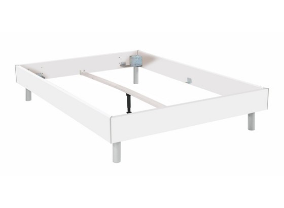 Futonová Postel Belia - bílá, Konvenční, dřevěný materiál (160/200cm) Futonová Postel Belia - bílá, Konvenční, dřevěný materiál (160/200cm)