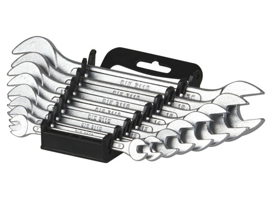 Gabelschlüsselsatz 8-teilig - Silberfarben, KONVENTIONELL, Metall Gabelschlüsselsatz 8-teilig - Silberfarben, KONVENTIONELL, Metall
