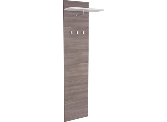 Garderobenpaneel Monza - Dunkelbraun/Weiß, MODERN, Holzwerkstoff (55/194/22cm) Garderobenpaneel Monza - Dunkelbraun/Weiß, MODERN, Holzwerkstoff (55/194/22cm)