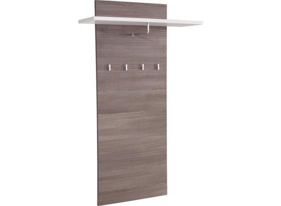 Garderobenpaneel Monza - Hellbraun/Weiß, MODERN, Holzwerkstoff (80/146/22cm) Garderobenpaneel Monza - Hellbraun/Weiß, MODERN, Holzwerkstoff (80/146/22cm)