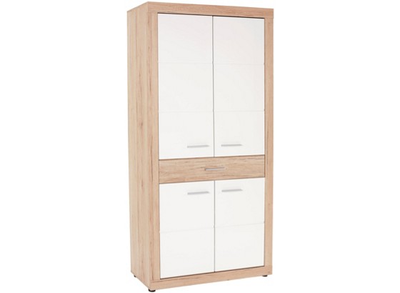Garderobenschrank Malta - Eichefarben/Weiß, MODERN, Holzwerkstoff (95/196,8/36cm) Garderobenschrank Malta - Eichefarben/Weiß, MODERN, Holzwerkstoff (95/196,8/36cm)