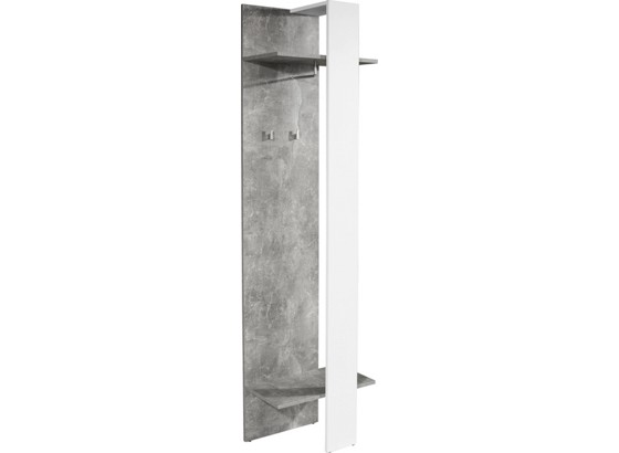 Garderobni Panel Garderobni Panel - bijela/svijetlo siva, Moderno, drvni materijal (52/198/31cm) Garderobni Panel Garderobni Panel - bijela/svijetlo siva, Moderno, drvni materijal (52/198/31cm)