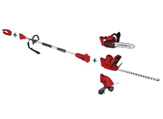 Garten-Multifunktionswerkzeug EGT 5 in 1 - Rot/Schwarz, Kunststoff (114,5/24,5/21,5cm) - MATRIX Garten-Multifunktionswerkzeug EGT 5 in 1 - Rot/Schwarz, Kunststoff (114,5/24,5/21,5cm) - MATRIX