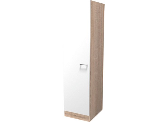 Geschirrschrank Samoa Ge50 - Eichefarben/Weiß, KONVENTIONELL, Holz/Holzwerkstoff (50/200/57cm) Geschirrschrank Samoa Ge50 - Eichefarben/Weiß, KONVENTIONELL, Holz/Holzwerkstoff (50/200/57cm)