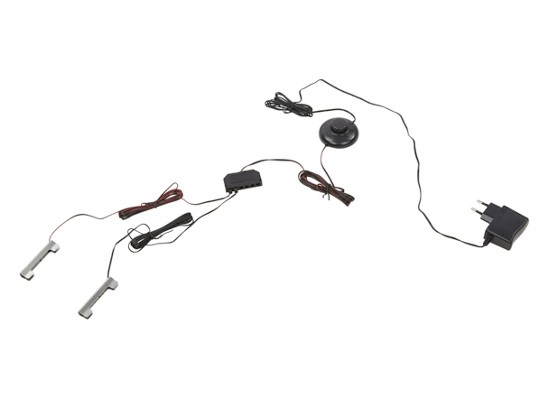 Glasbodenbeleuchtungs-Set Universal, 2-fach - Alufarben, MODERN, Kunststoff/Metall Glasbodenbeleuchtungs-Set Universal, 2-fach - Alufarben, MODERN, Kunststoff/Metall
