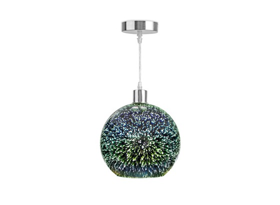 Hängeleuchte Dorian - Chromfarben, MODERN, Glas/Metall (25/120cm) - LUCA BESSONI Hängeleuchte Dorian - Chromfarben, MODERN, Glas/Metall (25/120cm) - LUCA BESSONI