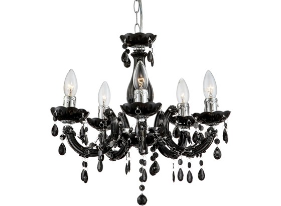 Hängeleuchte Lexi - Chromfarben/Schwarz, KONVENTIONELL, Kunststoff/Metall (128cm) - OMBRA Hängeleuchte Lexi - Chromfarben/Schwarz, KONVENTIONELL, Kunststoff/Metall (128cm) - OMBRA