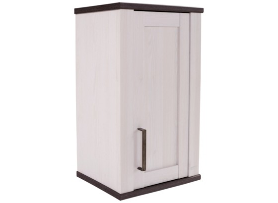 Hängeschrank Provence Pvp02l - Wengefarben/Weiß, LIFESTYLE, Holzwerkstoff (48/78/30cm) - JAMES WOOD Hängeschrank Provence Pvp02l - Wengefarben/Weiß, LIFESTYLE, Holzwerkstoff (48/78/30cm) - JAMES WOOD