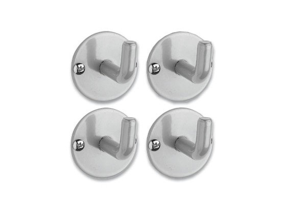 Haken Hängar - Alufarben, Metall (5/5cm) Haken Hängar - Alufarben, Metall (5/5cm)