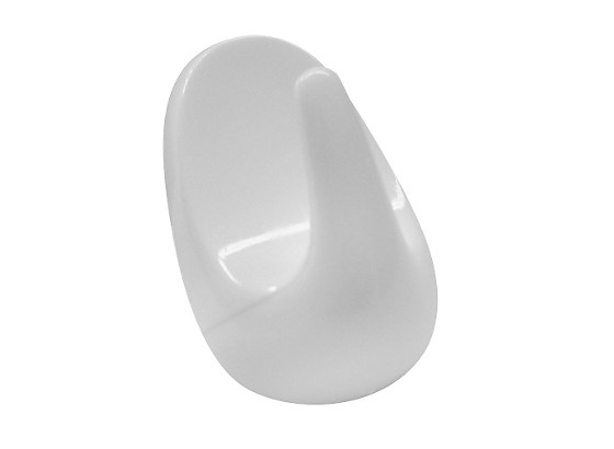 Haken Probus - Weiß, KONVENTIONELL, Kunststoff (4cm) Haken Probus - Weiß, KONVENTIONELL, Kunststoff (4cm)
