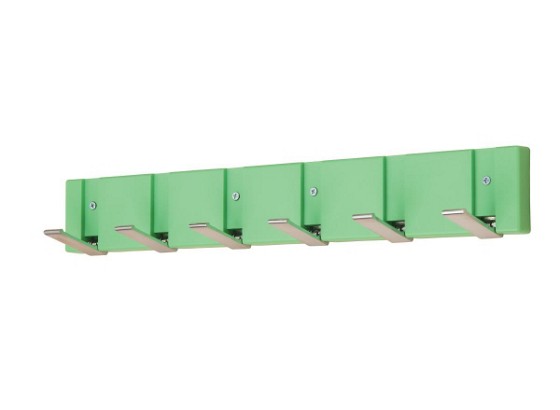 Hakenleiste Andrea - Zinkfarben/Grün, MODERN (48,4/7,2/2cm) Hakenleiste Andrea - Zinkfarben/Grün, MODERN (48,4/7,2/2cm)