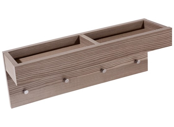 Hakenleiste Chris - Dunkelbraun, MODERN, Holzwerkstoff (60/20/15cm) Hakenleiste Chris - Dunkelbraun, MODERN, Holzwerkstoff (60/20/15cm)
