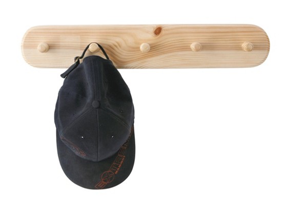 Hakenleiste Schnapp - Kieferfarben, KONVENTIONELL, Holz (41/9cm) Hakenleiste Schnapp - Kieferfarben, KONVENTIONELL, Holz (41/9cm)