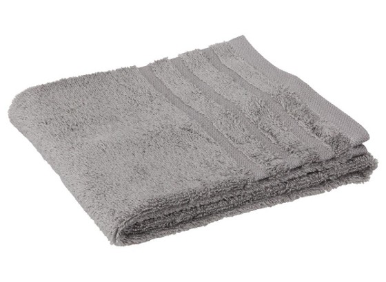 Handtuch Iris - Grau, KONVENTIONELL, Textil (50/100cm) Handtuch Iris - Grau, KONVENTIONELL, Textil (50/100cm)