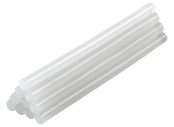 Heißklebepatronen 10 Stück - Transparent, KONVENTIONELL (1,1cm) Heißklebepatronen 10 Stück - Transparent, KONVENTIONELL (1,1cm)