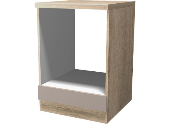 Herdumbauschrank Riva Hu60 - Champagner/Eichefarben, MODERN, Holzwerkstoff (60/86/57cm) Herdumbauschrank Riva Hu60 - Champagner/Eichefarben, MODERN, Holzwerkstoff (60/86/57cm)