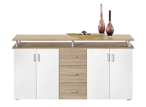 Highboard Lift - Eichefarben/Weiß, MODERN, Holz/Holzwerkstoff (176/90/38cm) Highboard Lift - Eichefarben/Weiß, MODERN, Holz/Holzwerkstoff (176/90/38cm)