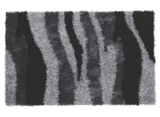 Hochflorteppich Carina - Schwarz, KONVENTIONELL, Textil (100/160cm) - LUCA BESSONI Hochflorteppich Carina - Schwarz, KONVENTIONELL, Textil (100/160cm) - LUCA BESSONI