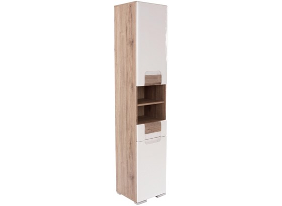 Hochschrank Toronto - Eichefarben/Weiß, MODERN, Holzwerkstoff (40/195/34cm) - OMBRA Hochschrank Toronto - Eichefarben/Weiß, MODERN, Holzwerkstoff (40/195/34cm) - OMBRA