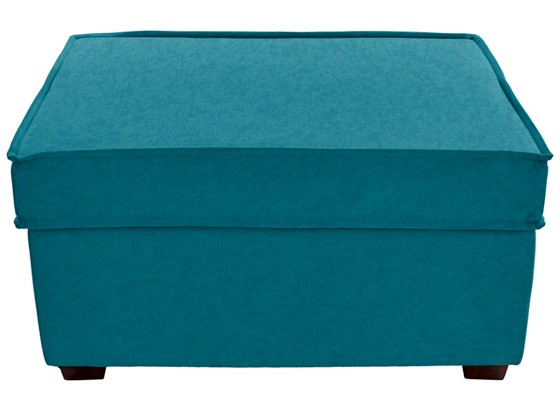 Hocker Beck - Türkis/Braun, Holzwerkstoff/Textil (80/45/60cm) Hocker Beck - Türkis/Braun, Holzwerkstoff/Textil (80/45/60cm)