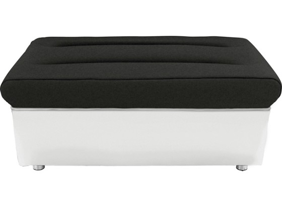 Hocker Boom - Alufarben/Schwarz, MODERN (110/44/60cm) Hocker Boom - Alufarben/Schwarz, MODERN (110/44/60cm)