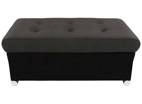 Hocker City - Anthrazit/Schwarz, MODERN, Textil (101/41/60cm) Hocker City - Anthrazit/Schwarz, MODERN, Textil (101/41/60cm)