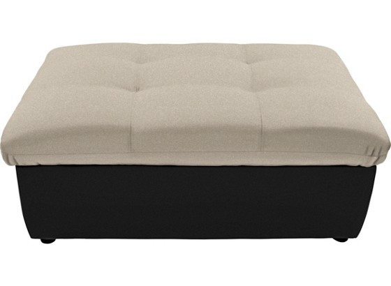 Hocker Infinity Mini - Beige/Schwarz, MODERN, Karton/Holz (90/40/70cm) Hocker Infinity Mini - Beige/Schwarz, MODERN, Karton/Holz (90/40/70cm)