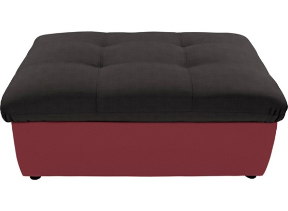 Hocker Infinity Mini - Rot/Schwarz, MODERN, Karton/Holz (90/40/70cm) Hocker Infinity Mini - Rot/Schwarz, MODERN, Karton/Holz (90/40/70cm)