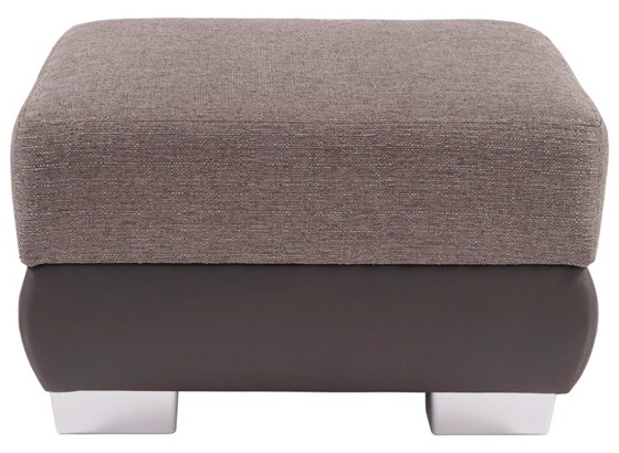 Hocker Miami - Hellgrau/Alufarben, MODERN, Holz/Textil (68/42/53cm) Hocker Miami - Hellgrau/Alufarben, MODERN, Holz/Textil (68/42/53cm)
