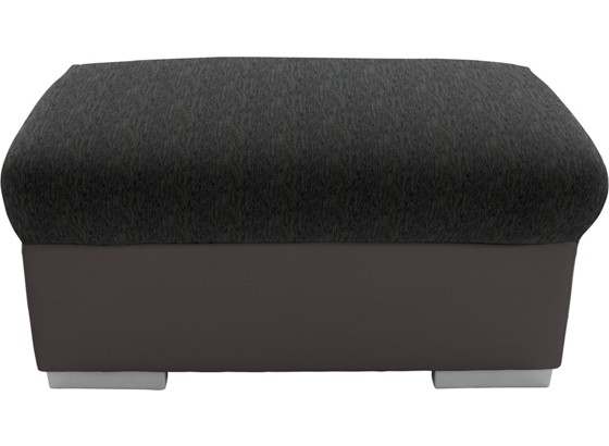 Hocker Milla - Dunkelgrau/Dunkelbraun, MODERN, Holz/Textil (95/46/65cm) Hocker Milla - Dunkelgrau/Dunkelbraun, MODERN, Holz/Textil (95/46/65cm)