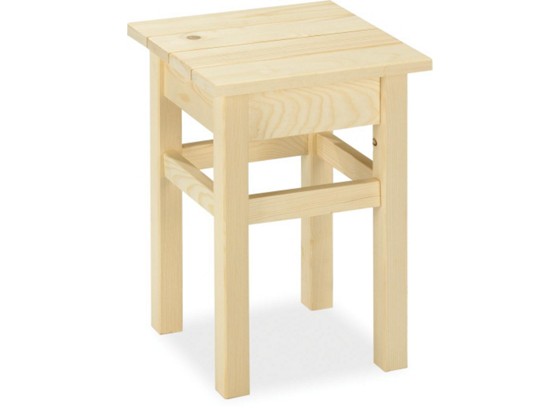 Hocker Uni 309 - Naturfarben, KONVENTIONELL, Holz (33/47/33cm) Hocker Uni 309 - Naturfarben, KONVENTIONELL, Holz (33/47/33cm)