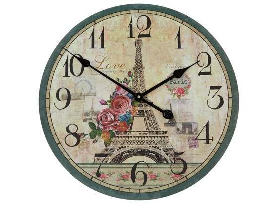 Holz Wanduhr Nostalgie - Multicolor, KONVENTIONELL, Holz (50cm) Holz Wanduhr Nostalgie - Multicolor, KONVENTIONELL, Holz (50cm)