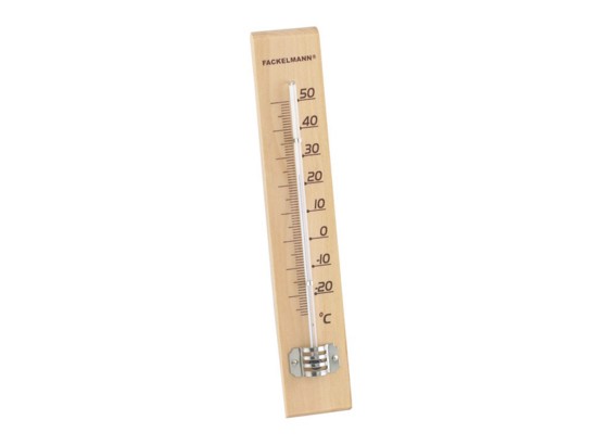 Hőmérő 18cm - barna, konvencionális, műanyag/üveg (22cm) Hőmérő 18cm - barna, konvencionális, műanyag/üveg (22cm)