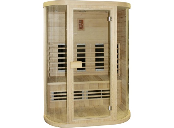 Infrarot Wärmekabine Nordic Comfort - Naturfarben, KONVENTIONELL, Glas/Holz (152/195/112cm) Infrarot Wärmekabine Nordic Comfort - Naturfarben, KONVENTIONELL, Glas/Holz (152/195/112cm)