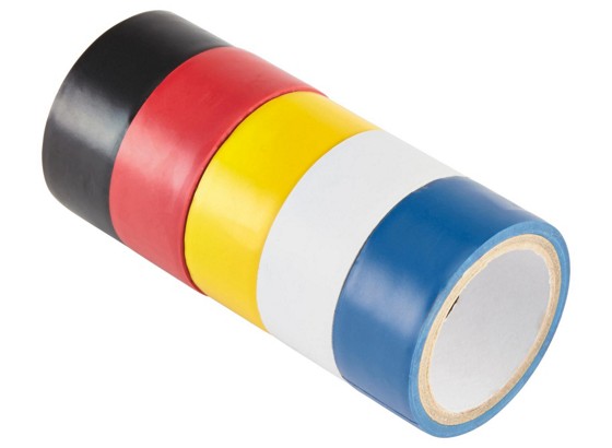 Isolierband 6 teilig - Blau/Gelb, KONVENTIONELL, Kunststoff (1,9cm) Isolierband 6 teilig - Blau/Gelb, KONVENTIONELL, Kunststoff (1,9cm)