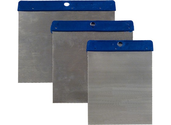 Japanspachtel 4-teilig - Silberfarben, KONVENTIONELL, Metall (5.8.10.12cm) - VENDA Japanspachtel 4-teilig - Silberfarben, KONVENTIONELL, Metall (5.8.10.12cm) - VENDA