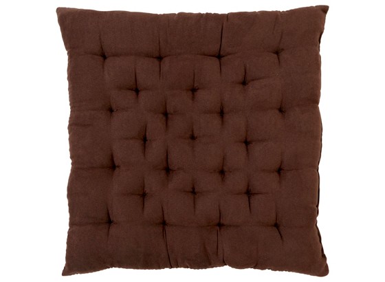 Jastuk Za Sjedenje Agatha - smeđa, Konvencionalno, tekstil (40/40/6cm) - OMBRA Jastuk Za Sjedenje Agatha - smeđa, Konvencionalno, tekstil (40/40/6cm) - OMBRA