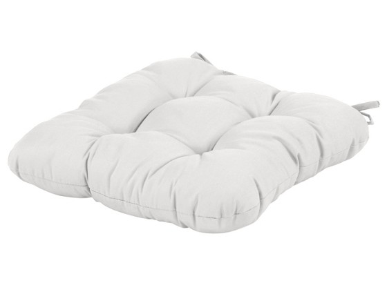 Jastuk Za Sjedenje Elli - bijela, Konvencionalno, tekstil (40/40/6cm) - OMBRA Jastuk Za Sjedenje Elli - bijela, Konvencionalno, tekstil (40/40/6cm) - OMBRA