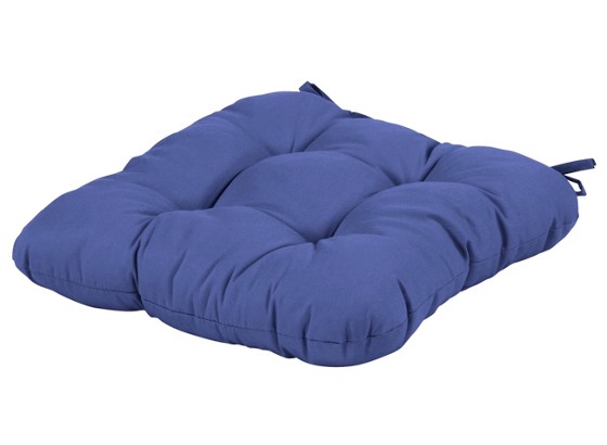 Jastuk Za Sjedenje Elli - plava, Konvencionalno, tekstil (40/40/6cm) - OMBRA Jastuk Za Sjedenje Elli - plava, Konvencionalno, tekstil (40/40/6cm) - OMBRA