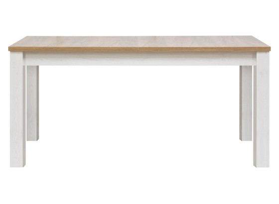 Jídelní Stůl Noto - bílá, Romantický / Rustikální, dřevo (160-200/76/90cm) Jídelní Stůl Noto - bílá, Romantický / Rustikální, dřevo (160-200/76/90cm)