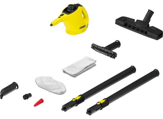 Kärcher Dampfreiniger Sc 1 Floor Kit - Gelb/Schwarz, KONVENTIONELL, Kunststoff (39.50/19.50/39.00cm) - KÄRCHER Kärcher Dampfreiniger Sc 1 Floor Kit - Gelb/Schwarz, KONVENTIONELL, Kunststoff (39.50/19.50/39.00cm) - KÄRCHER